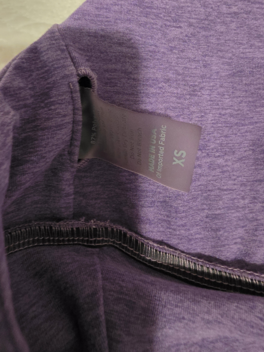 Bombshell Sportswear Purple Halter Sports Bra and Leggings Set - Picture 4 of 4